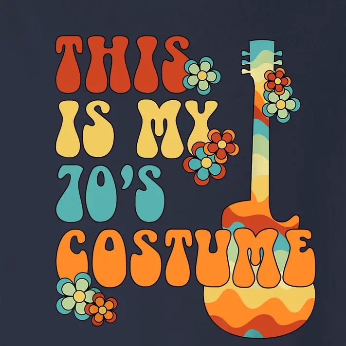 This Is My 70S Costume 70s Party Outfit Groovy Hippie Style Toddler Long Sleeve Shirt