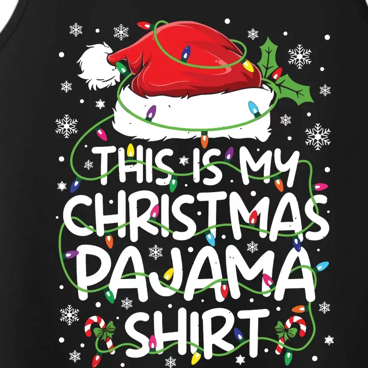 This Is My Christmas Pajamas Performance Tank