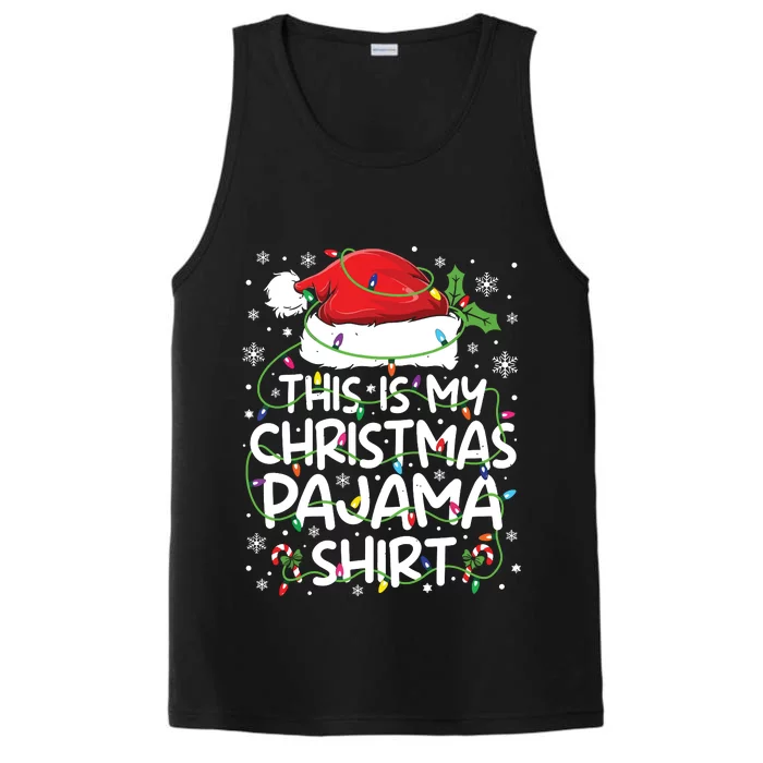 This Is My Christmas Pajamas Performance Tank