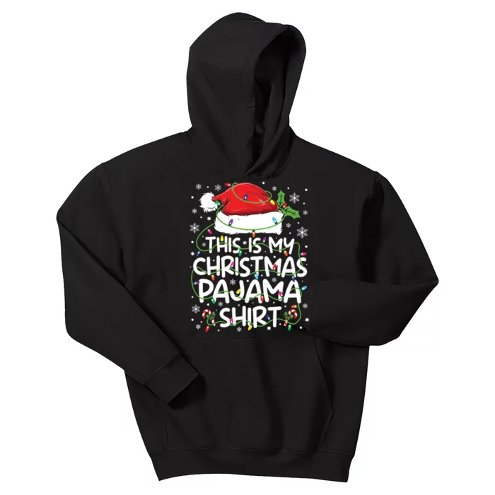 This Is My Christmas Pajamas Kids Hoodie