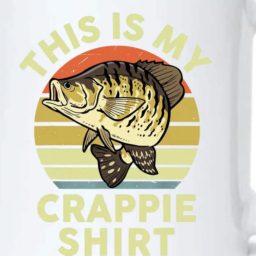 This is My Crappie Bass Fish Funny Dad Black Color Changing Mug