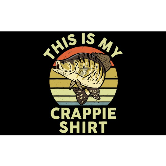 This is My Crappie Bass Fish Funny Dad Bumper Sticker