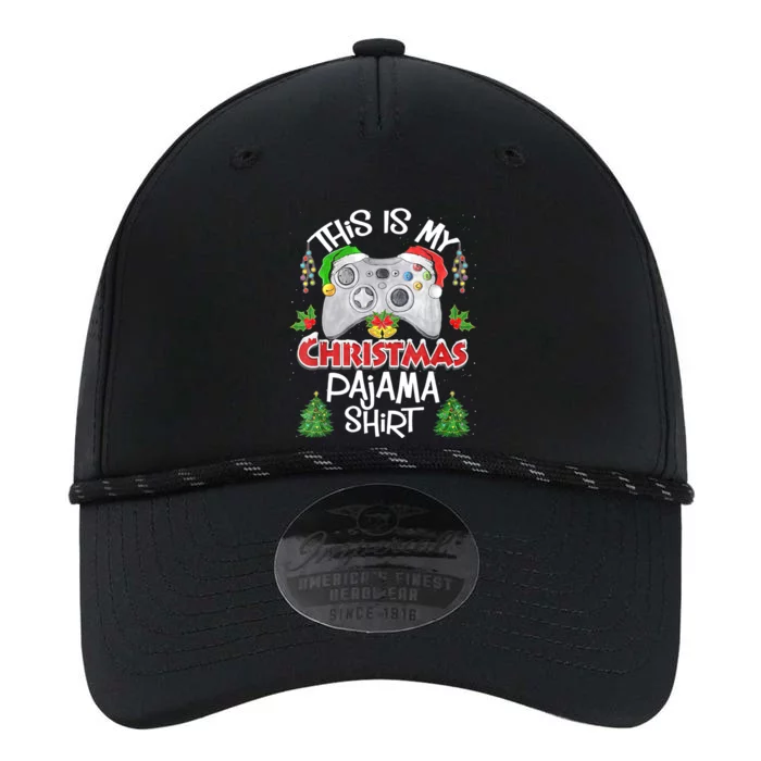 This Is My Christmas Pajama Santa Hat Gamer Video Game Games Performance The Dyno Cap