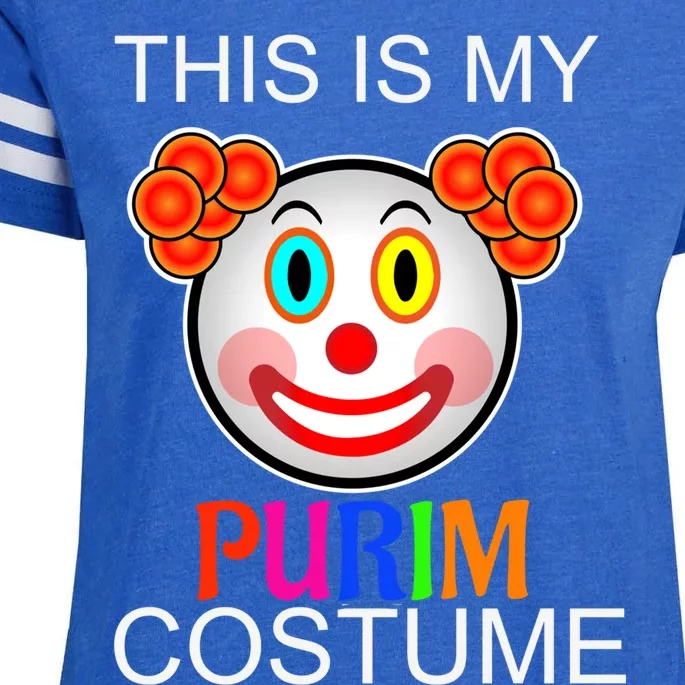 This Is My Purim Costume Funny Gift Enza Ladies Jersey Football T-Shirt