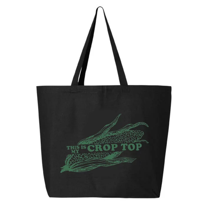 This Is My Crop Top Funny Farmer Farming Corn Lover 25L Jumbo Tote