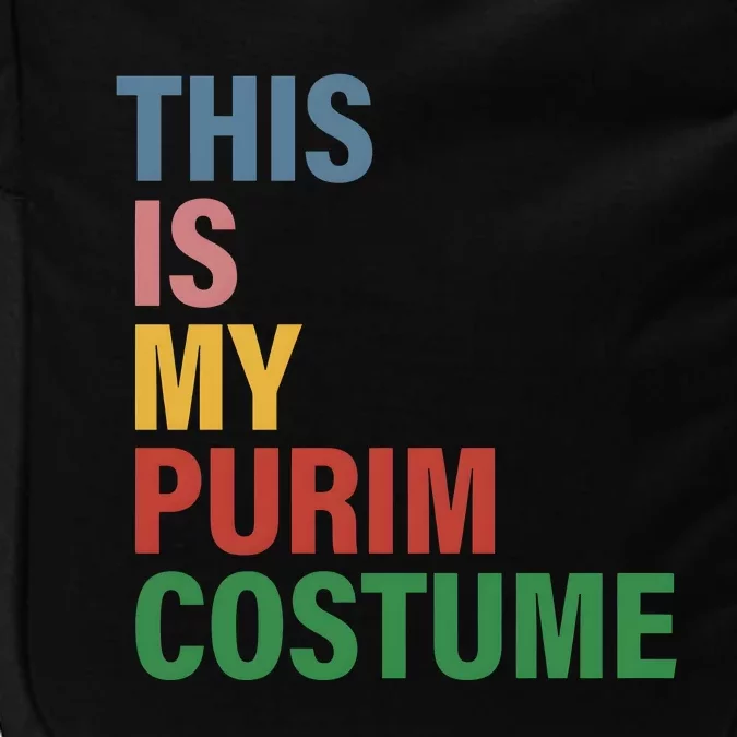 This Is My Purim Costume Impact Tech Backpack