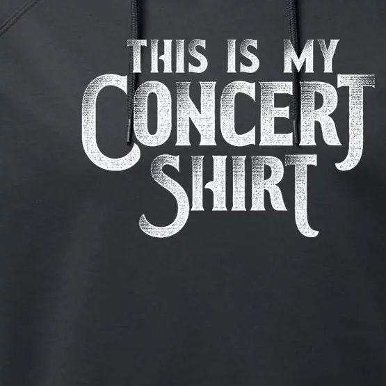 This Is My Concert Funny Music Lover Performance Fleece Hoodie