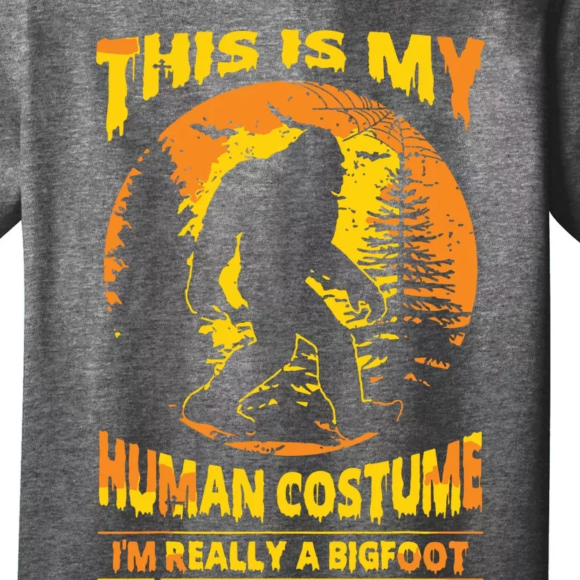 This Is My Human Costume I'm Really A Bigfoot T-Shirt