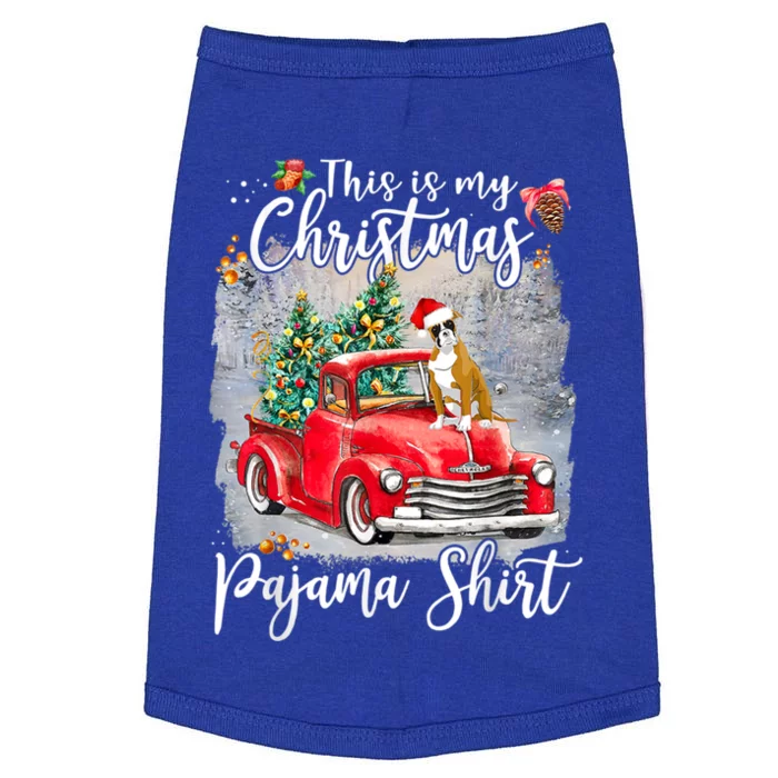 This Is My Christmas Pajama Gift Boxer Dog Xmas Gift Doggie Tank