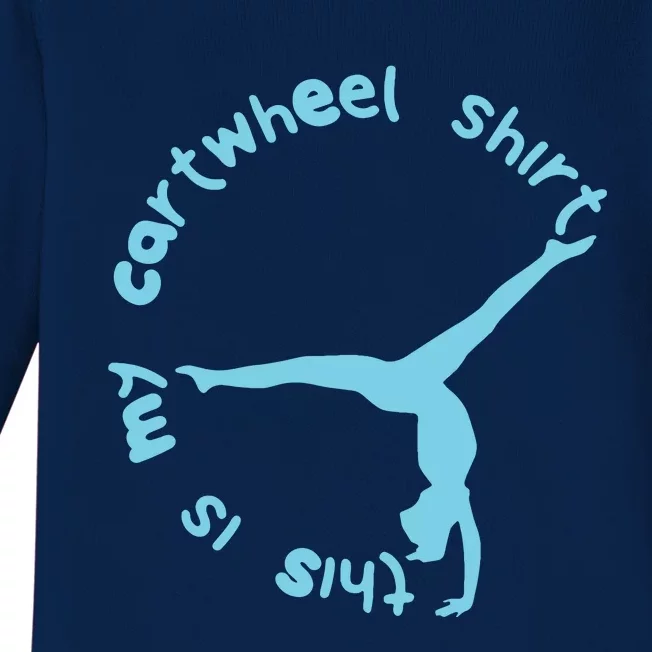 This Is My Cartwheel Shirts Gymnastics Girl Baby Long Sleeve Bodysuit