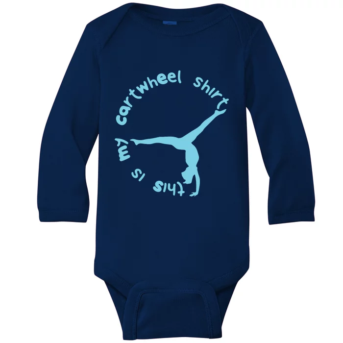 This Is My Cartwheel Shirts Gymnastics Girl Baby Long Sleeve Bodysuit