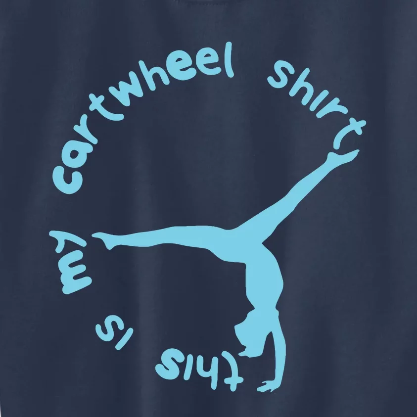 This Is My Cartwheel Shirts Gymnastics Girl Kids Sweatshirt