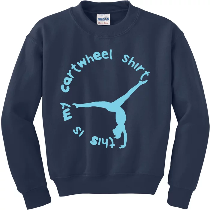 This Is My Cartwheel Shirts Gymnastics Girl Kids Sweatshirt