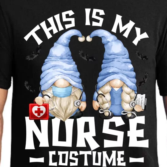 This Is My Nurse Costume Meaningful Gift Cute Halloween Gnomes Meaningful Gift Pajama Set