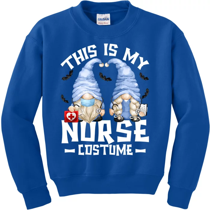 This Is My Nurse Costume Meaningful Gift Cute Halloween Gnomes Meaningful Gift Kids Sweatshirt