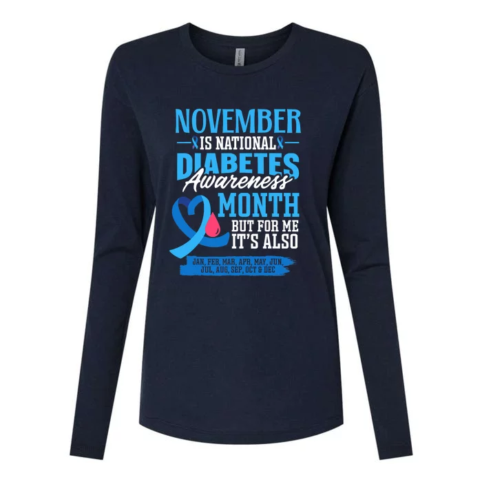 This Is My Fight Type 1 Diabetes Awareness Support Womens Cotton Relaxed Long Sleeve T-Shirt