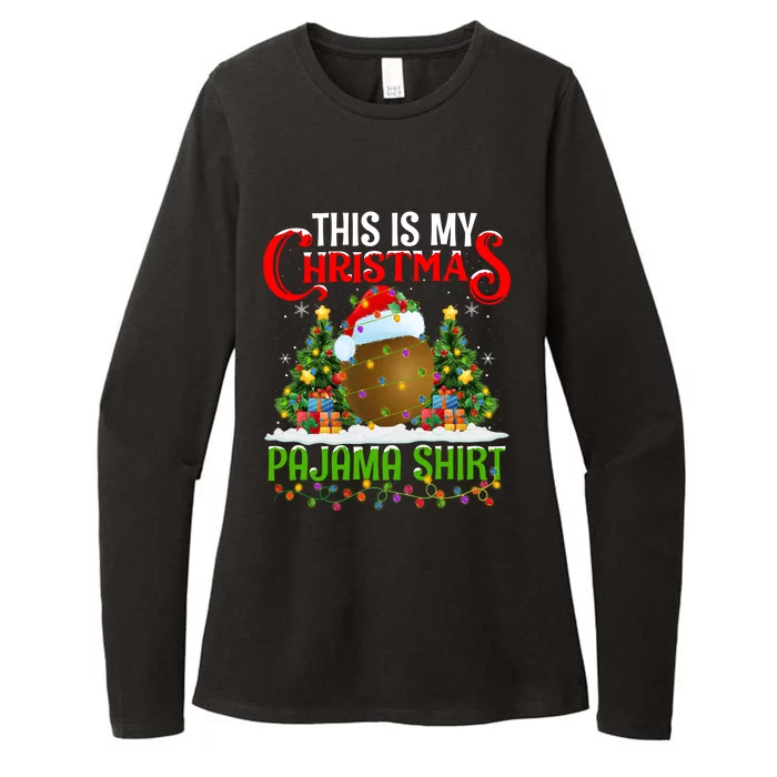 This Is My Christmas Pajama Cool Gift Kiwi Fruit Christmas Meaningful Gift Womens CVC Long Sleeve Shirt