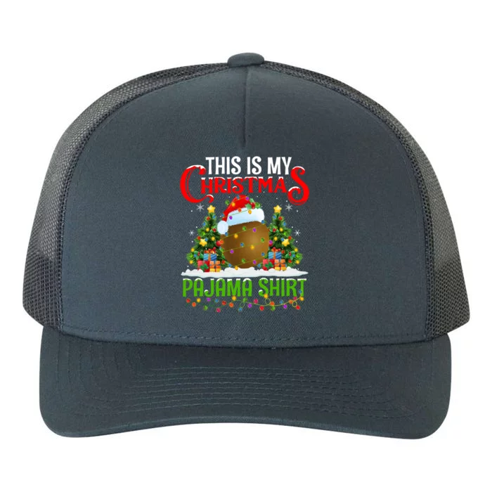 This Is My Christmas Pajama Cool Gift Kiwi Fruit Christmas Meaningful Gift Yupoong Adult 5-Panel Trucker Hat