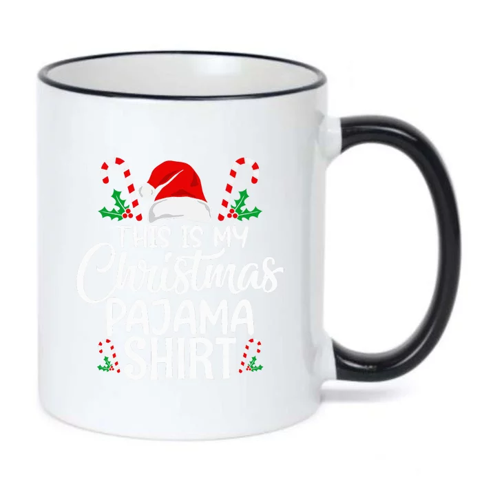 This Is My Christmas Pajama Christmas Black Color Changing Mug