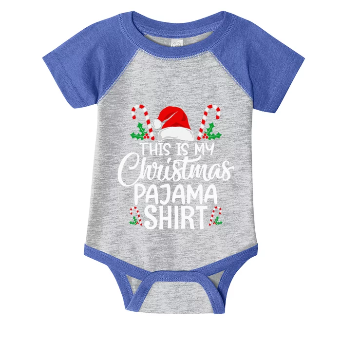 This Is My Christmas Pajama Christmas Infant Baby Jersey Bodysuit