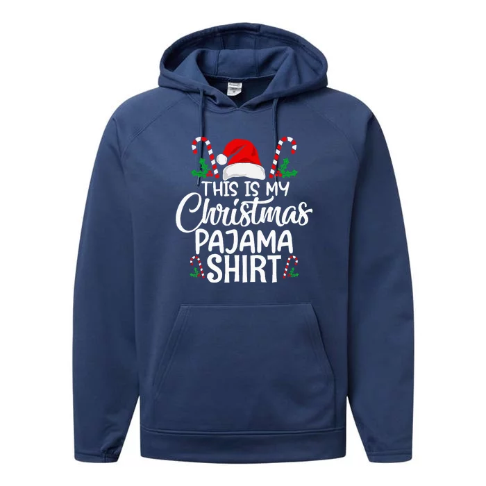 This Is My Christmas Pajama Christmas Performance Fleece Hoodie