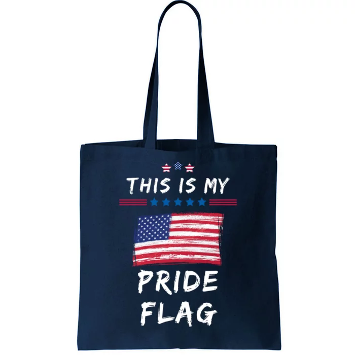 This Is My Pride Flag USA Holiday Tote Bag