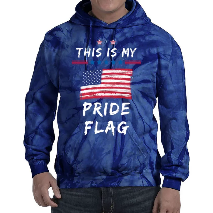 This Is My Pride Flag USA Holiday Tie Dye Hoodie