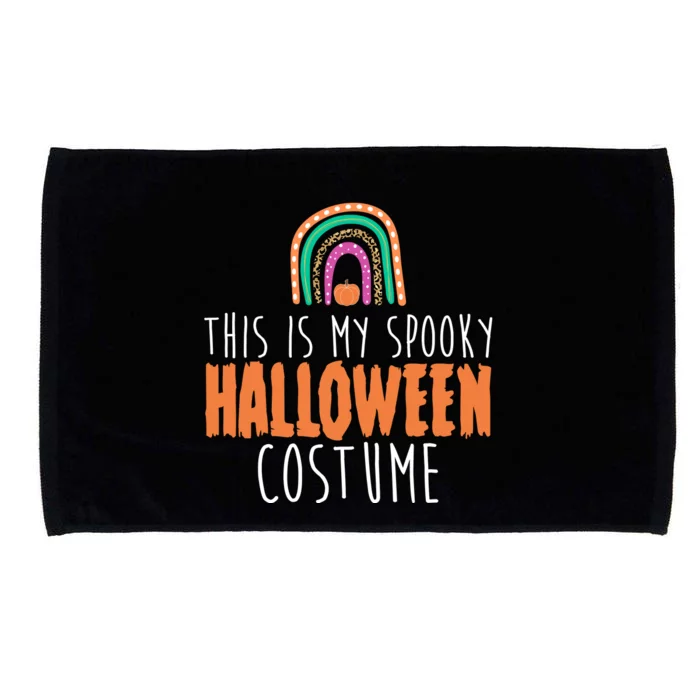 This Is My Spooky Halloween Costume Rainbow Fall Microfiber Hand Towel