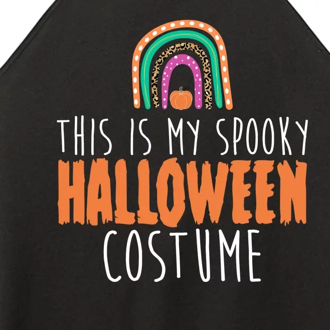 This Is My Spooky Halloween Costume Rainbow Fall Women’s Perfect Tri Rocker Tank