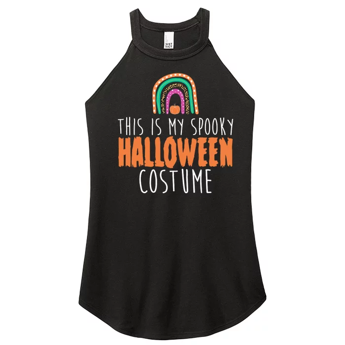 This Is My Spooky Halloween Costume Rainbow Fall Women’s Perfect Tri Rocker Tank