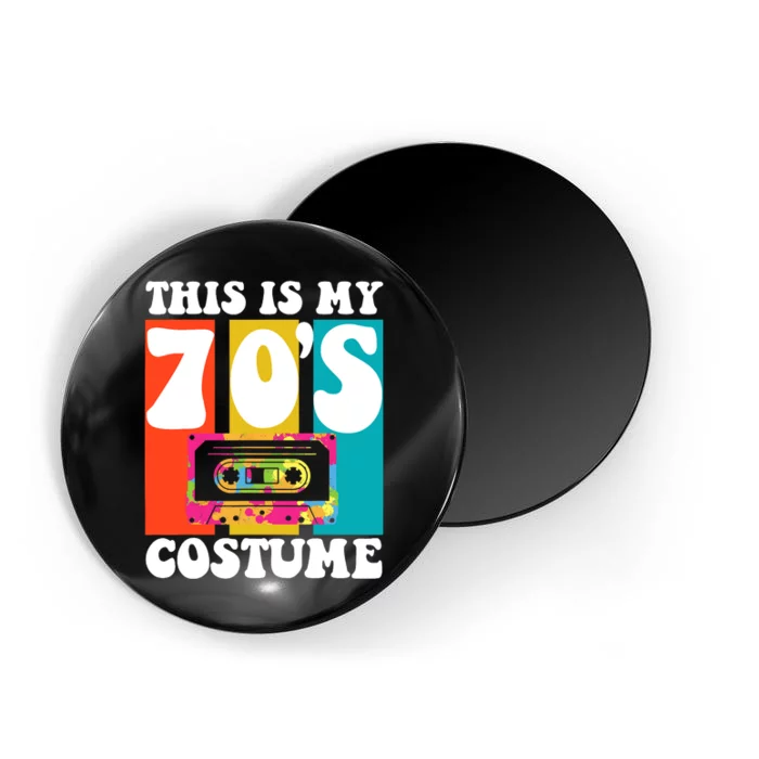 This Is My 70s Costume Funny Retro Vintage 1970s 70s Magnet