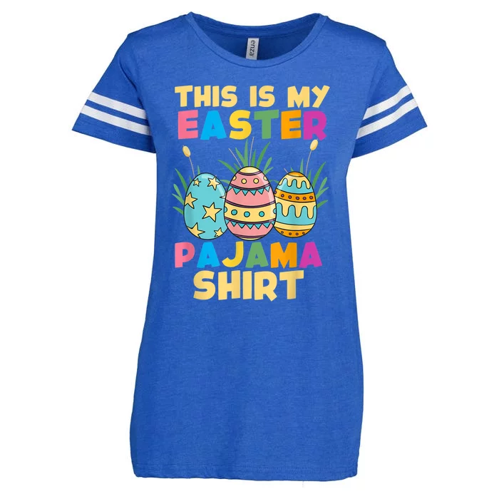 This Is My Easter Pajama Gift Funny Easter Sleepover Fun Cute Gift Enza Ladies Jersey Football T-Shirt