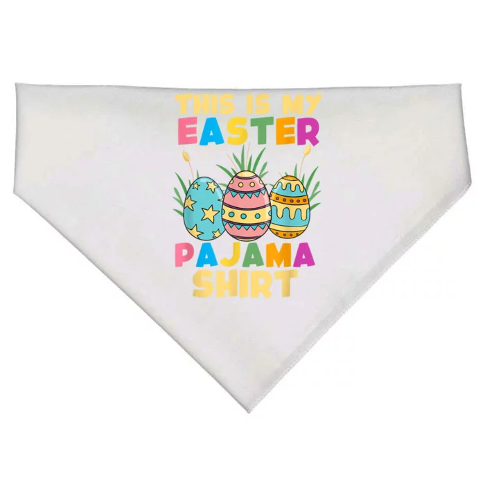 This Is My Easter Pajama Gift Funny Easter Sleepover Fun Cute Gift USA-Made Doggie Bandana