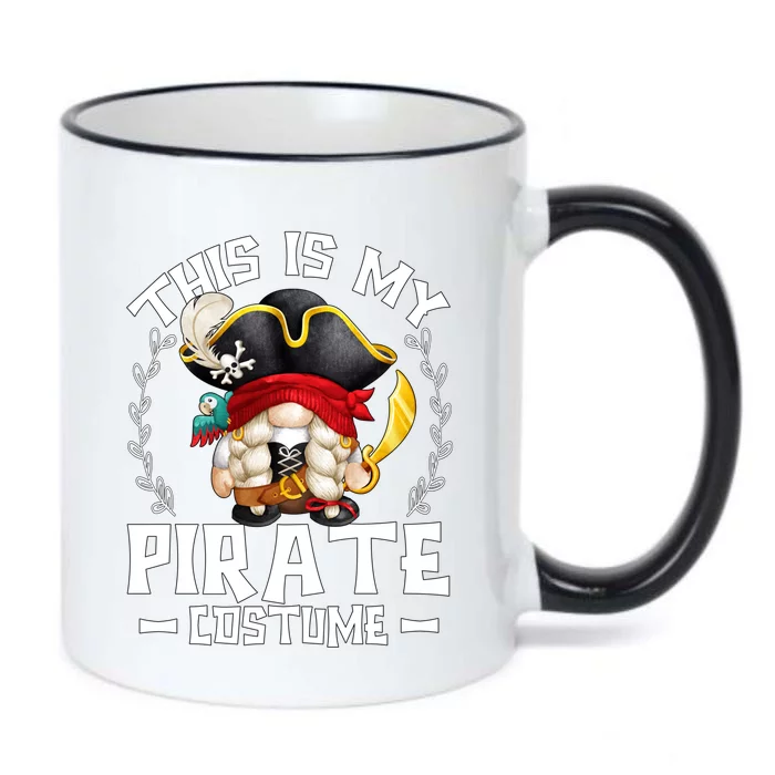 This Is My Pirate Costume Cute Gift Funny Gift Funny Lazy Halloween Gnome Gift Black Color Changing Mug