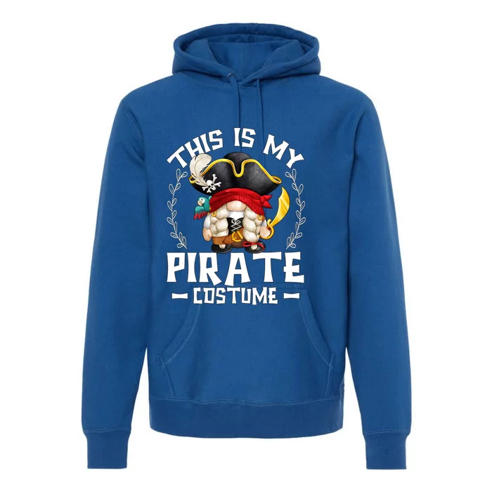 This Is My Pirate Costume Cute Gift Funny Gift Funny Lazy Halloween Gnome Gift Premium Hoodie