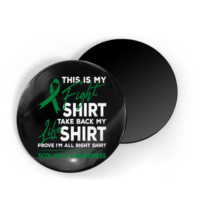 This Is My Fight Scoliosis Awareness Scoliotic Warrior Magnet