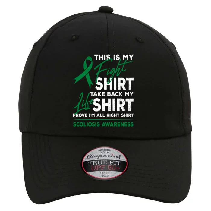 This Is My Fight Scoliosis Awareness Scoliotic Warrior The Original Performance Cap