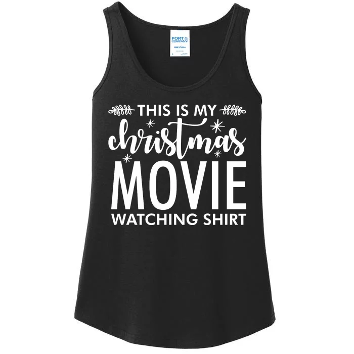 This Is My Christmas Movie Watching Ladies Essential Tank