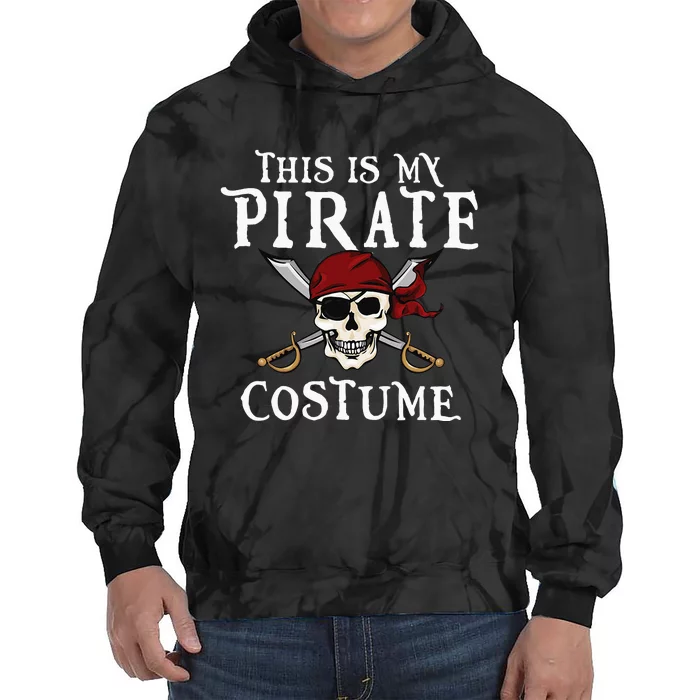 This Is My Pirate Costume Halloween Party Family Matching Tie Dye Hoodie