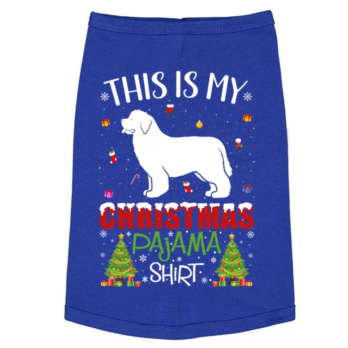 This Is My Christmas Pajama Newfoundland Dog Ugly Sweater Gift Doggie Tank