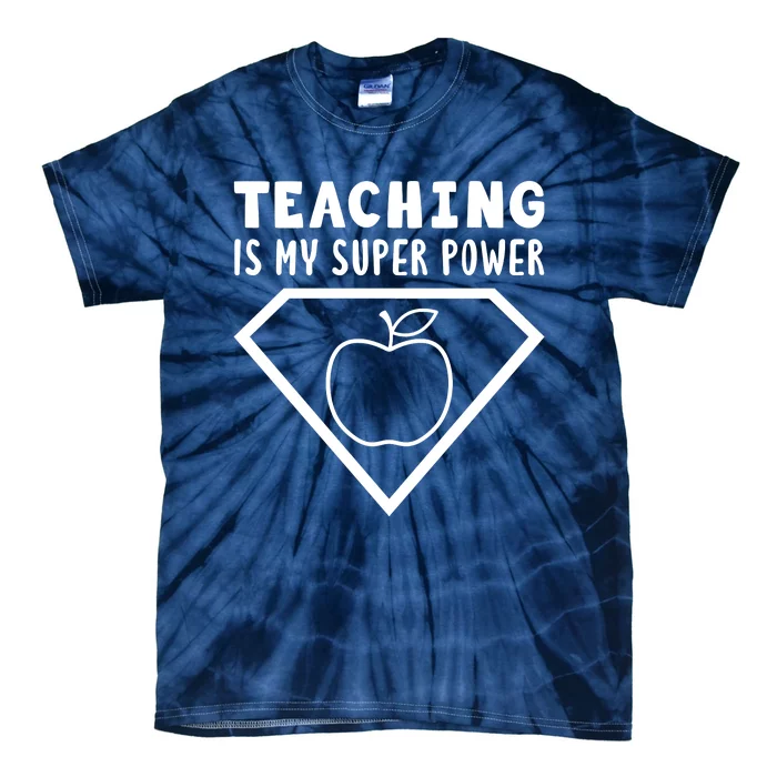 Teaching Is My Superpower Tie-Dye T-Shirt