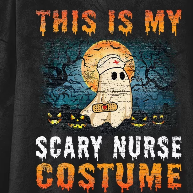 This Is My Scary Nurse Costume Fun Halloween Hooded Wearable Blanket