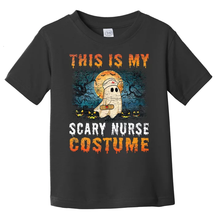 This Is My Scary Nurse Costume Fun Halloween Toddler T-Shirt