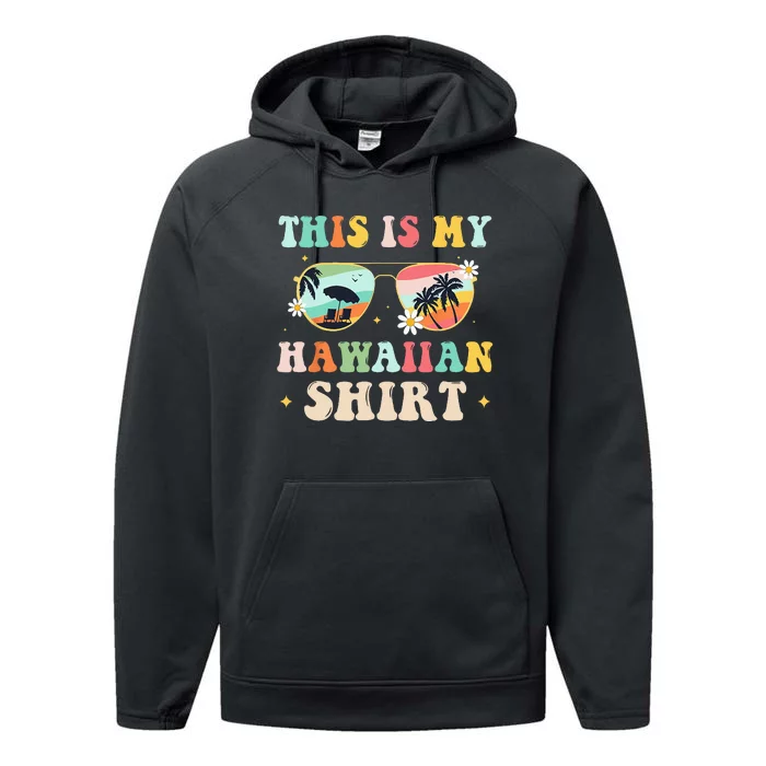 This Is My Hawaiian summer vacation Performance Fleece Hoodie