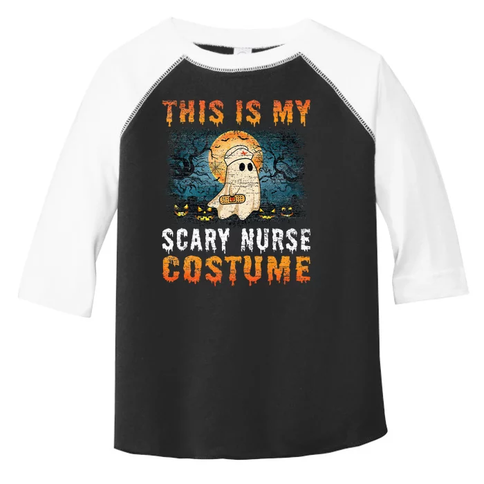 This Is My Scary Nurse Costume Fun Halloween Toddler Fine Jersey T-Shirt