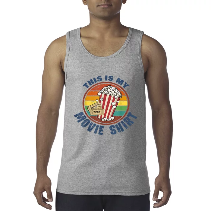 This Is My Movie Theater Popcorn Lover Tank Top