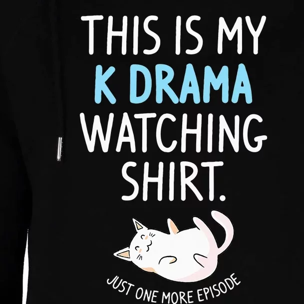 This Is My Kdrama Watching KDrama Korean Drama Lover Womens Funnel Neck Pullover Hood