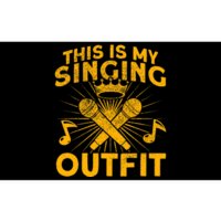 This Is My Singing Outfit Karaoke Singer Bumper Sticker