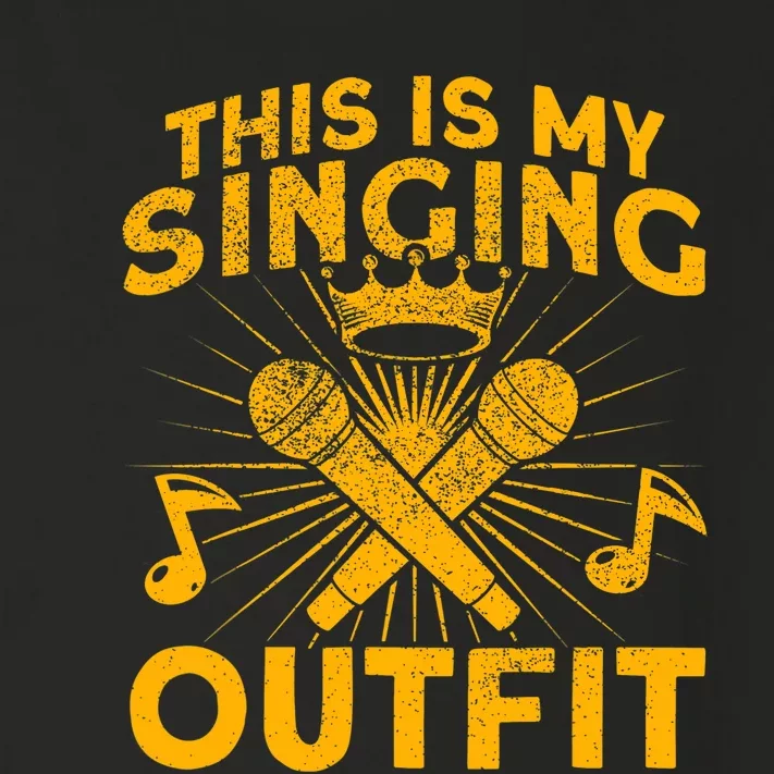 This Is My Singing Outfit Karaoke Singer Toddler Long Sleeve Shirt