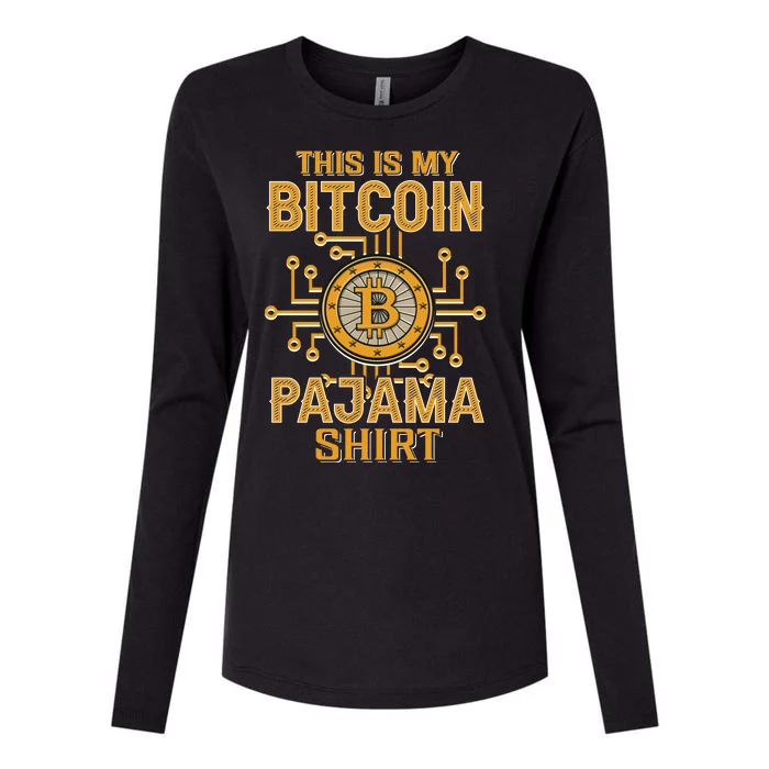 This Is My Bitcoin Pajama Shirt Womens Cotton Relaxed Long Sleeve T-Shirt